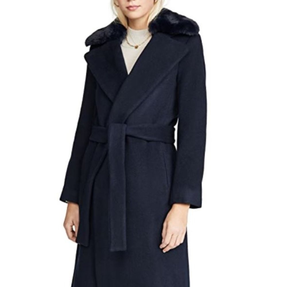 Club Monaco Baylee Coat in Navy